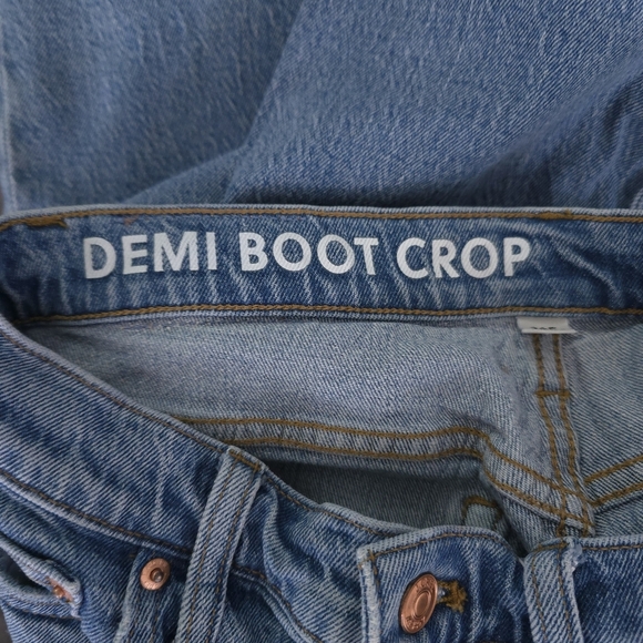 J. Crew Demi Boot Cut 2P Billie medium Wash Jeans - Picture 7 of 9